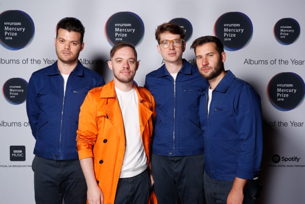At the Mercury prize awards in 2018.