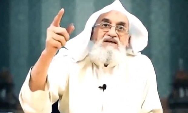 Ayman al-Zawahiri in a 2022 video, his first in nearly 15 years.