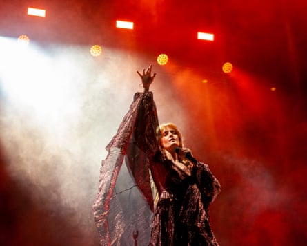Florence Welch on stage.