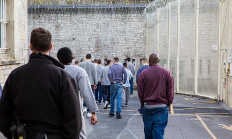 Prisoners in HMP Portland, Dorset.