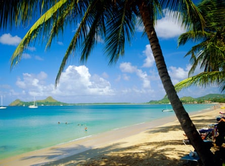 Reduit Beach, St Lucia, West Indies