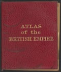 A miniaturised Atlas of the British Empire, made for Queen Mary’s dollhouse.