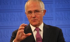 Malcolm Turnbull at the National Press Club in Canberra.