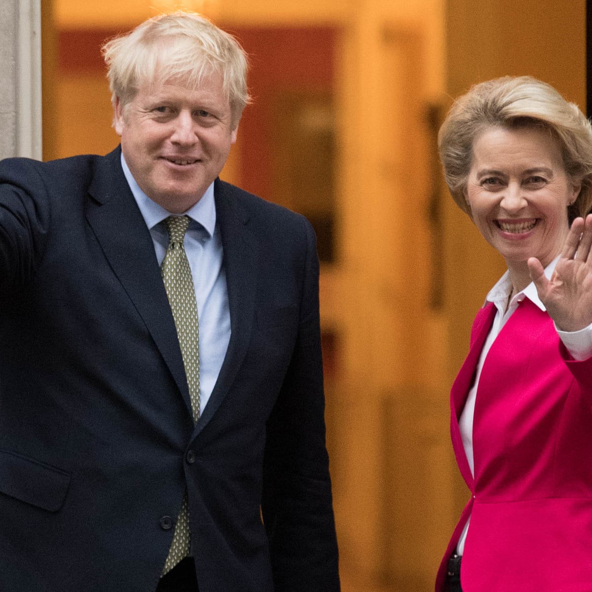 Boris Johnson And Ursula Von Der Leyen Have Positive Meeting Brexit The Guardian