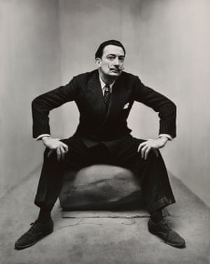 Irving Penn’s image of Salvador Dali.