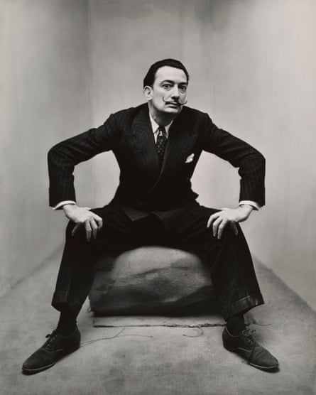 Irving Penn’s portrait of Salvador Dali.
