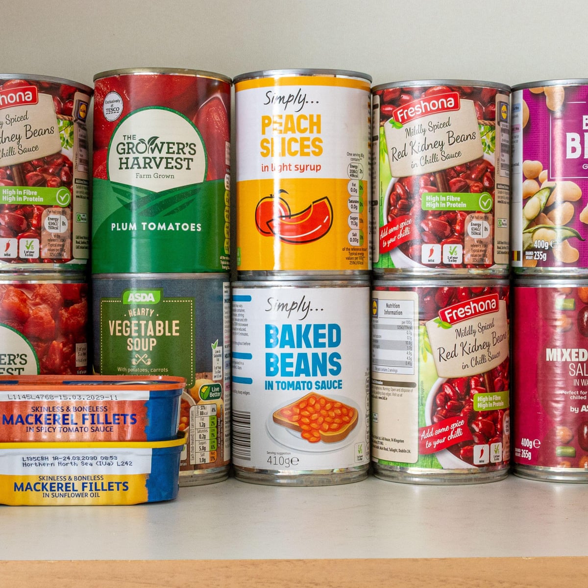 Bottled water and tinned food sales surge after UK government issues emergency stockpile advice