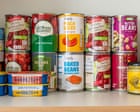 Bottled water and tinned food sales surge after UK government issues emergency stockpile advice
