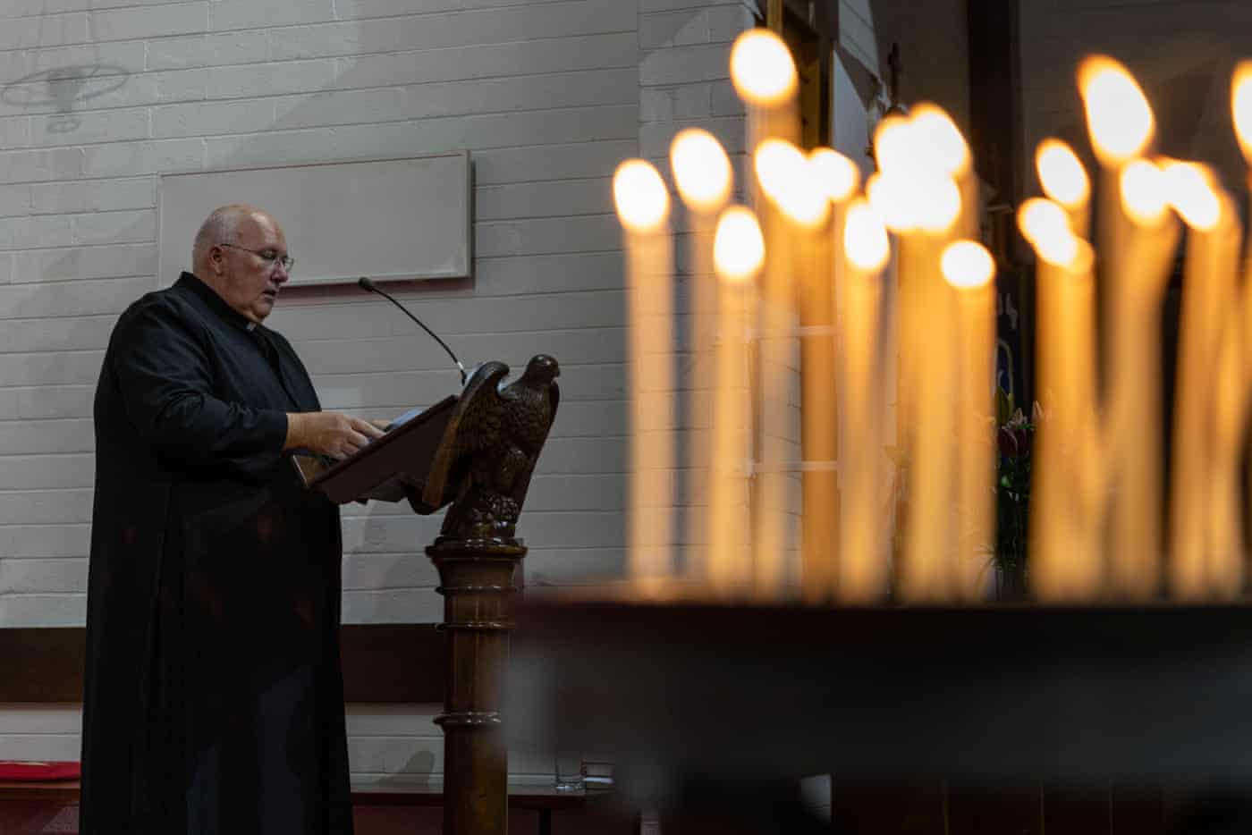 Haines's mentee and mayor attend vigil