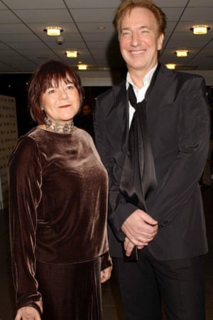 Alan Rickman and Rima Horton in 2002.