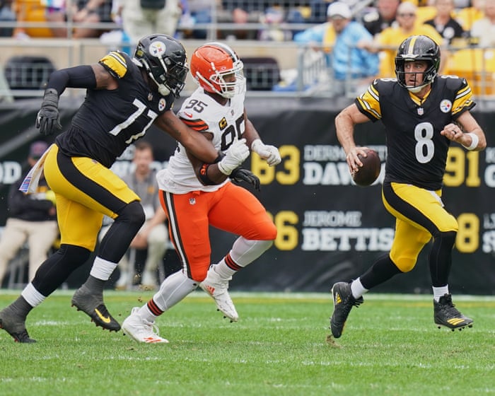 Steelers 23-9 Browns, Ravens 3-17 Rams and more: NFL week six – as it happened