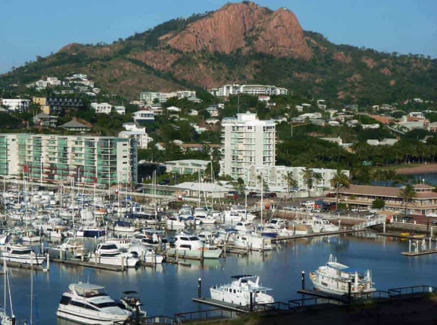 Townsville marina in Queensland.