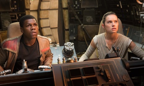 John Boyega and Daisy Ridley in Star Wars: The Last Jedi.