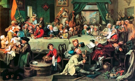 An Election Entertainment, 1754, part of the series The Humours of an Election by William Hogarth.