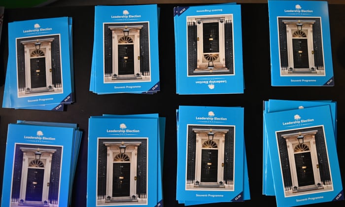 Souvenir programs are on sale for £5.