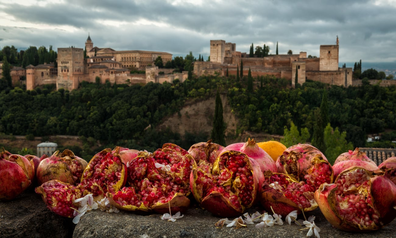 Alhambra and pomegranates