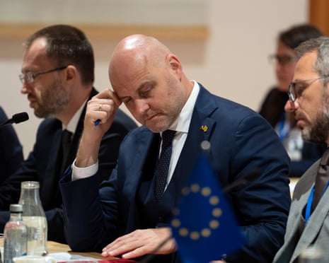 Latvian prime minister Andris Kulbergs attends the European Arctic Summit in Rovaniemi, Finland last week.