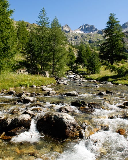 La rivière Vésubie dans le parc national du Mercantour.