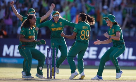 The South Africa celebrations begin after reaching the final