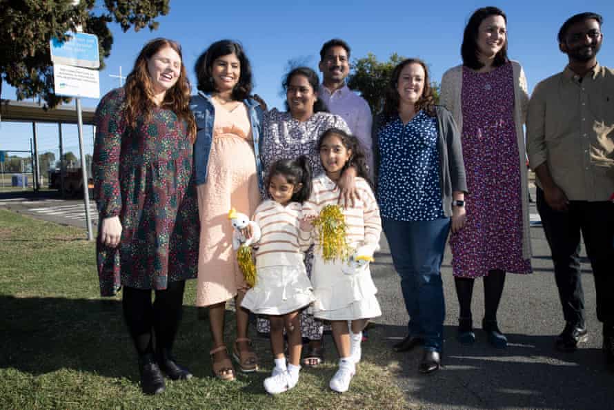 Priya and Nades with their daughters Kopica and Tharnicaa