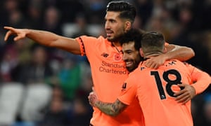 Resultado de imagen de West Ham 1-4 Liverpool