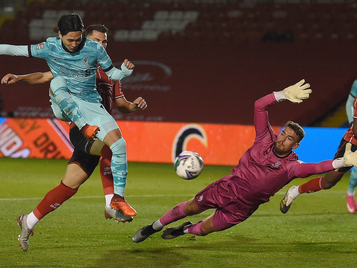 Minamino And Jones The Hotshots In Liverpool Target Practice At Lincoln Carabao Cup The Guardian