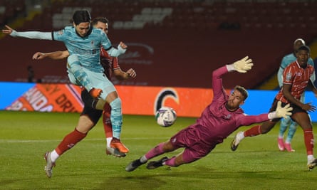 Minamino And Jones The Hotshots In Liverpool Target Practice At Lincoln Carabao Cup The Guardian