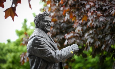 Don Revie statue, outside the Leeds United ground