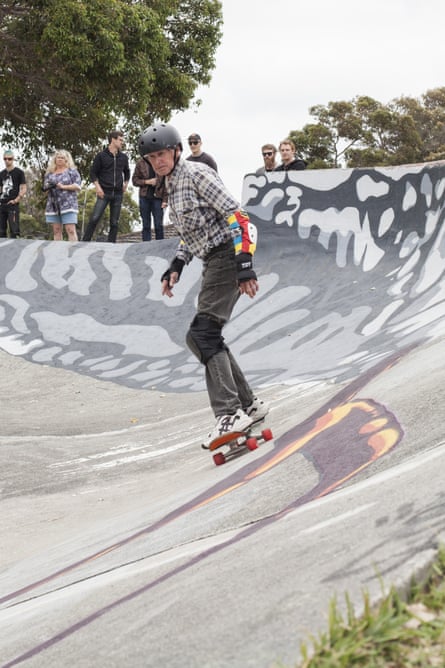 Laurie Terlick returns to the skate track he helped design and build in 1976