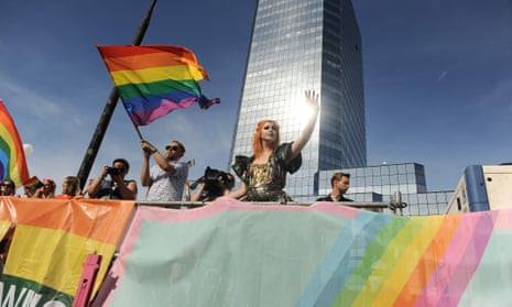 Pride celebration in Warsaw, Poland, this week.