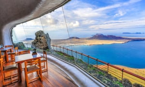 Mirador del Río, a viewpoint on Lanzarote created by the local artist César Manrique.