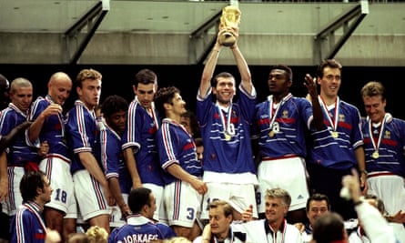 Shirts worn by France stars like Zinedine Zidane are still on display in the dressing room.
