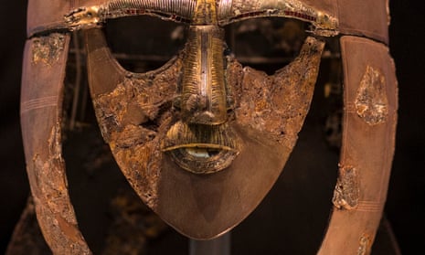 a helmet found in Sutton Hoo, Suffolk, dated to the period of The Gododdin’s original composition.