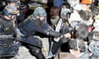 Joe Biden condemns ‘violent protests’ after more than 100 people arrested at UCLA – live