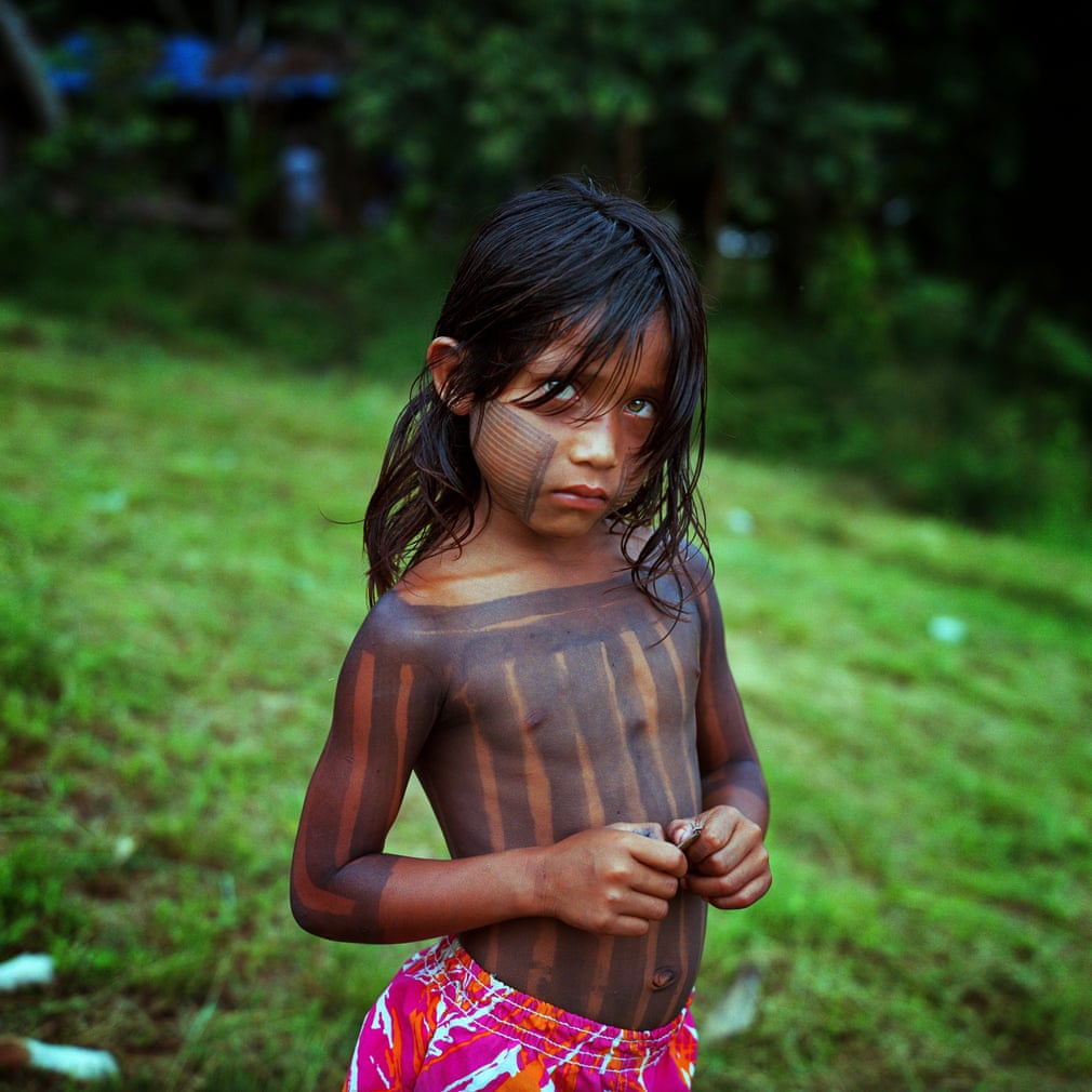 Young girl Xikrin community