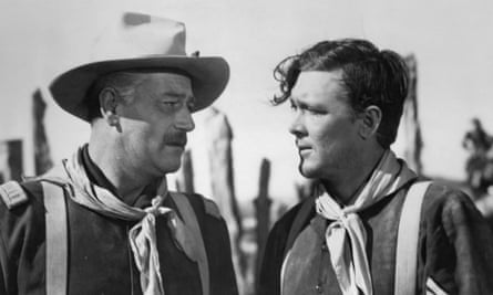 John Wayne And Ben Johnson In She Wore A Yellow Ribbon.