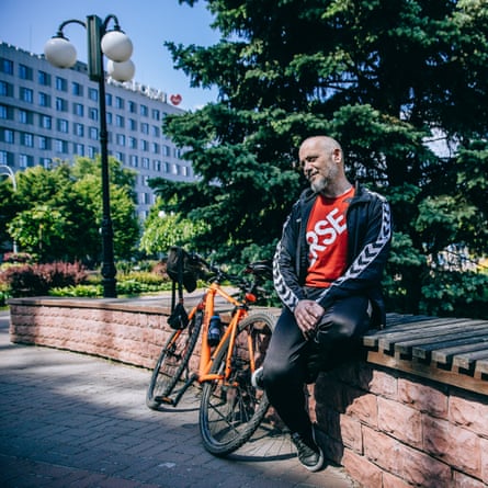 Arif Bagirov, part of the art work evacuation crew run by Leonid Marushchak in Ukraine