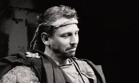 Peter Craze in his final stage appearance, as Banquo at the Redgrave theatre in Farnham, Surrey in 1989.