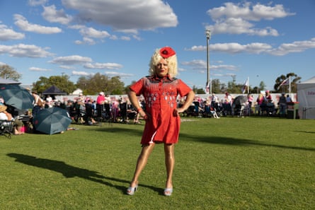 Petina who was competing in the best dressed competition