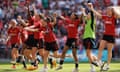 Manchester United Women claimed their first major trophy with a 4-0 win against Tottenham  in the FA Cup final 