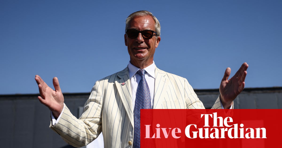 Polls open in Clacton, where Farage spent more than £10,000 in byelection against Count Binface – UK politics live