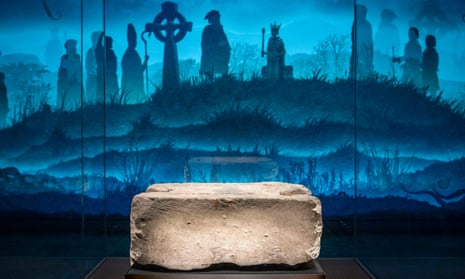 Returned home from Charles III’s coronation … the Stone of Destiny, Perth Museum.