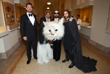 Alexis Ohanian, Serena Williams, Alessandro Michele and Jared Leto.