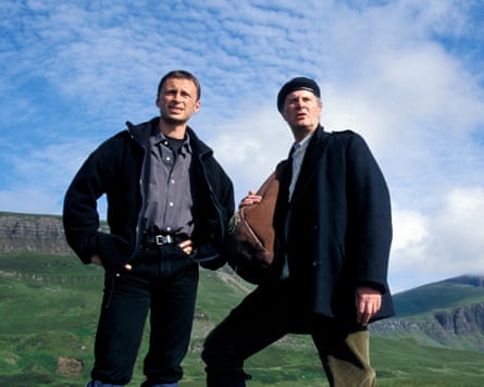 Carlyle with Ralph Riach in Hamish Macbeth, 1996.