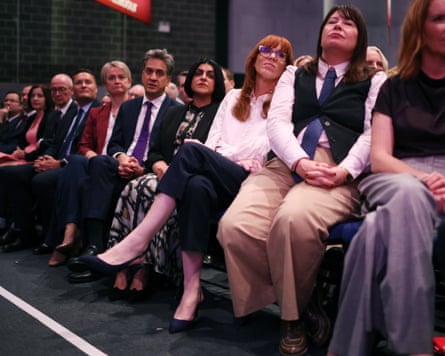 Members of the cabinet sitting in a row