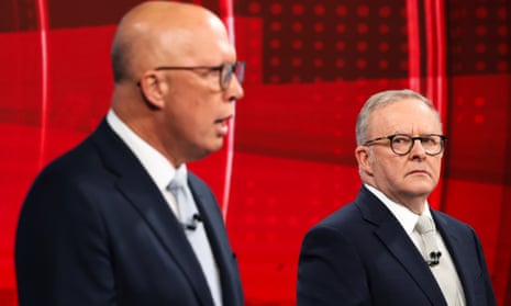 Prime Minister Anthony Albanese (right) and Opposition Leader Peter Dutton