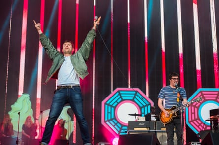 Blur performing at British Summer Time 2015 in Hyde Park, London.
