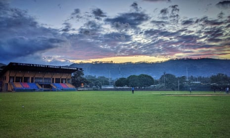 The Badulla cricket ground in Sri Lanka where the ghost match was supposed to have been staged.