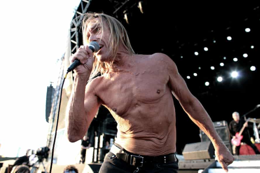 ‘It looks like his body has been put through the ringer’ … Iggy at the 2011 Hop Farm festival in Kent.