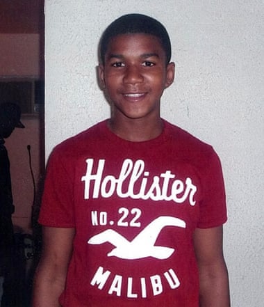 Trayvon Martin in 2012.